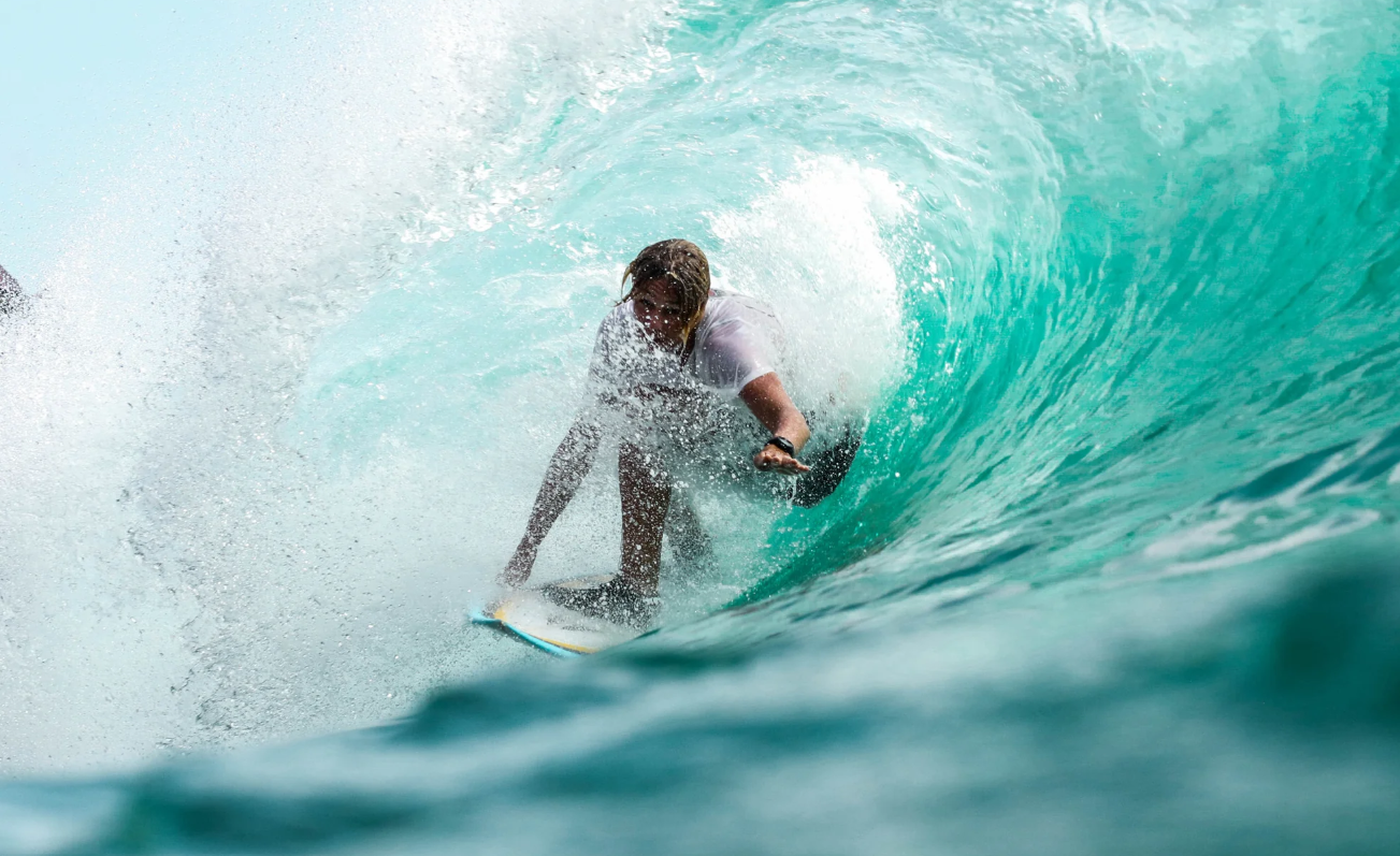 Surfer at Malibu